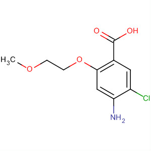 Benzoic acid, 4-amino-5-chloro-2-(2-methoxyethoxy)-