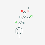 Methyl (2z,4z)-5-chloro-2-(chloromethyl)-5-(4-methylphenyl)penta-2,4-dienoate