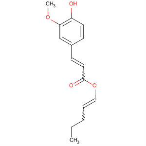 2-Propenoic acid, 3-(4-hydroxy-3-methoxyphenyl)-, pentenyl ester