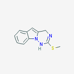 2-methylsulfanyl-1,4-dihydro-[1,2,4]triazino[1,6-a]indole