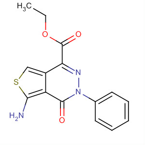 Thieno[3,4-d]pyridazine-1-carboxylic acid,5-amino-3,4-dihydro-4-oxo-3-phenyl-, ethyl ester
