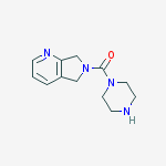 piperazin-1-yl(5H-pyrrolo[3,4-b]pyridin-6(7H)-yl)methanone hydrochloride
