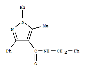 N-benzyl-5-methyl-1,3-diphenyl-1H-pyrazole-4-carboxamide