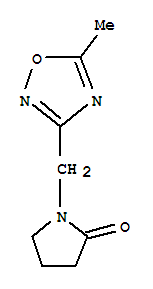 1-[(5-methyl-1,2,4-oxadiazol-3-yl)methyl]pyrrolidin-2-one