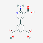 5-(6-amino-5-carboxypyridin-3-yl)benzene-1,3-dicarboxylic Acid