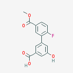 3-(2-fluoro-5-methoxycarbonylphenyl)-5-hydroxybenzoic Acid