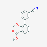 3-(3-Cyanophenyl)-2-methoxybenzoic acid
