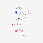 2-(4-ethoxycarbonyl-3-fluorophenyl)pyridine-3-carboxylic Acid