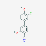 4-(3-chloro-4-methoxyphenyl)-2-hydroxybenzonitrile