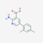2-amino-5-(2,4-dimethylphenyl)pyridine-3-carboxylic Acid