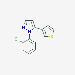1-(2-Chlorophenyl)-5-(thiophen-3-yl)-1H-pyrazole