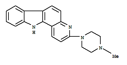 11H-3-(1-(4-Methyl)piperazino)pyrido(3,2-a)carbazole