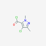 1H-Pyrazole-5-carbonyl chloride, 4-chloro-1,3-dimethyl-