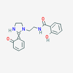 2-hydroxy-n-[2-[(2z)-2-(6-oxocyclohexa-2,4-dien-1-ylidene)imidazolidin-1-yl]ethyl]benzamide
