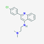 1,2-ETHANEDIAMINE,N'-[2-(4-CHLOROPHENYL)-4-QUINOLINYL]-N,N-DIMETHYL-