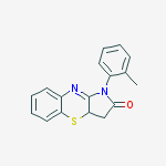 1-(2-methylphenyl)-3,3a-dihydropyrrolo[3,2-b][1,4]benzothiazin-2(1H)-one
