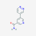 5-(Pyridazin-4-yl)nicotinamide