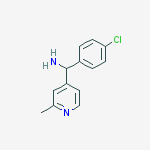 (4-chlorophenyl)(2-methylpyridin-4-yl)methanamine