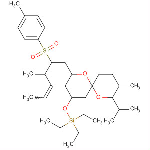 Silane,triethyl[[9-methyl-8-(1-methylethyl)-2-[3-methyl-2-[(4-methylphenyl)sulfonyl]-4-hexenyl]-1,7-dioxaspiro[5.5]undec-4-yl]oxy]-