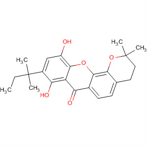 Pyrano[3,2-c]xanthen-7(2H)-one,9-(1,1-dimethylpropyl)-3,4-dihydro-8,11-dihydroxy-2,2-dimethyl-