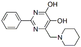 2-Phenyl-6-(piperidinomethyl)-4,5-pyrimidinediol