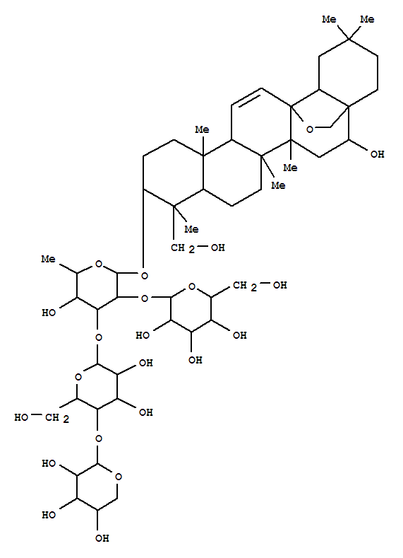 2H,5H-14a,4a-(Epoxymethano)picene,b-D-galactopyranoside deriv.