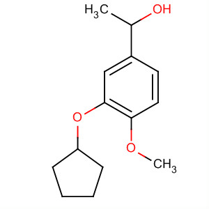 Benzenemethanol, 3-(cyclopentyloxy)-4-methoxy-a-methyl-