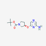 (S)-3-(6-AMino-pyrazin-2-yloxy)-pyrrolidine-1-carboxylic acid tert-butyl ester