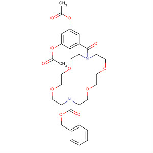 1,4,10,13-Tetraoxa-7,16-diazacyclooctadecane-7-carboxylic acid,16-[3,5-bis(acetyloxy)benzoyl]-, phenylmethyl ester