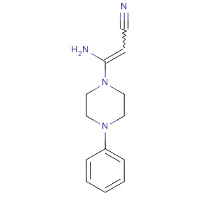 2-Propenenitrile, 3-amino-3-(4-phenyl-1-piperazinyl)-