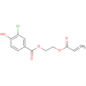 Benzoic acid, 3-chloro-4-hydroxy-, 2-[(1-oxo-2-propenyl)oxy]ethyl ester