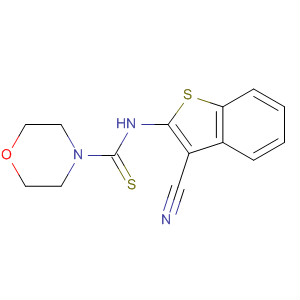 4-Morpholinecarbothioamide, N-(3-cyanobenzo[b]thien-2-yl)-