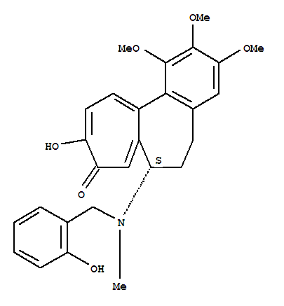 Benzo[a]heptalen-9(5H)-one,6,7-dihydro-10-hydroxy-7-[[(2-hydroxyphenyl)methyl]methylamino]-1,2,3-trimethoxy-,(S)-