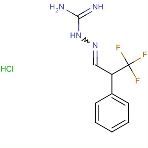 Hydrazinecarboximidamide, 2-(3,3,3-trifluoro-2-phenylpropylidene)-,monohydrochloride