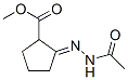 CYCLOPENTANECARBOXYLIC ACID 2-(ACETYLHYDRAZONO)-,METHYL ESTER,(E)-