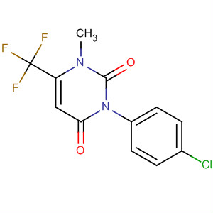 2,4(1H,3H)-Pyrimidinedione,3-(4-chlorophenyl)-1-methyl-6-(trifluoromethyl)-