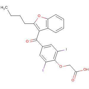 Acetic acid, [4-[(2-butyl-3-benzofuranyl)carbonyl]-2,6-diiodophenoxy]-