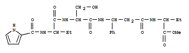 Butanoicacid, 2,3,4,5-tetradehydroprolyl-L-2-aminobutanoyl-L-seryl-(R)-3-phenyl-b-alanyl-L-2-amino-, methyl ester