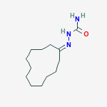 hydrazinecarboxamide, 2-cyclododecylidene-