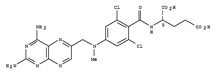 N-(2,6-dichloro-4-{[(2,4-diaminopteridin-6-yl)methyl](methyl)amino}benzoyl)-L-glutamic acid