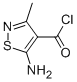 4-ISOTHIAZOLECARBONYL CHLORIDE,5-AMINO-3-METHYL-