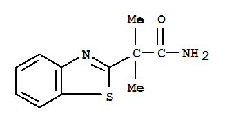 2-Benzothiazoleacetamide,a,a-dimethyl-