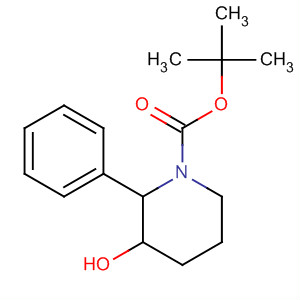 1-Piperidinecarboxylic acid, 3-hydroxy-2-phenyl-, 1,1-dimethylethylester, (2S,3S)-