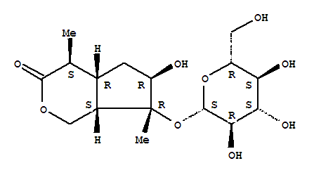Cyclopenta[c]pyran-3(1H)-one,7-(b-D-glucopyranosyloxy)hexahydro-6-hydroxy-4,7-dimethyl-,(4a,4aa,6a,7b,7aa)-