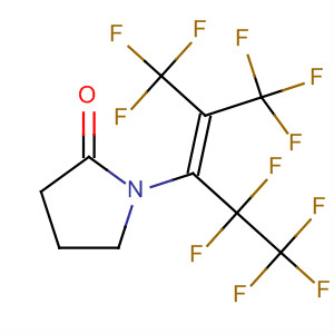 2-Pyrrolidinone,1-[3,3,3-trifluoro-1-(pentafluoroethyl)-2-(trifluoromethyl)-1-propenyl]-