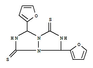 1H,5H-[1,2,4]Triazolo[1,2-a][1,2,4]triazole-1,5-dithione, 3,7-di-2-furanyltetrahydro-