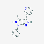 Pyrazolo[3,4-c]pyrazole, 1,4,5,6-tetrahydro-3-methyl-1-phenyl-4-(3-pyridinyl)-