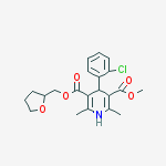 3-Methyl 5-((tetrahydrofuran-2-yl)methyl) 4-(2-chlorophenyl)-2,6-dimethyl-1,4-dihydropyridine-3,5-dicarboxylate