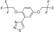 4-[2,5-DI(2,2,2-TRIFLUOROETHOXY)PHENYL]-1,2,3-THIADIAZOLE