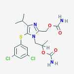 2-{2-[(carbamoyloxy)methyl]-5-[(3,5-dichlorophenyl)sulfanyl]-4-(1-methylethyl)-1H-imidazol-1-yl}-1-methylethyl carbamate